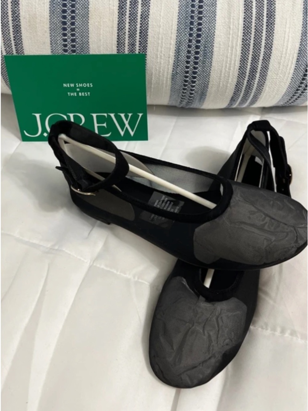 J. Crew Quin Mesh Ballet Flats